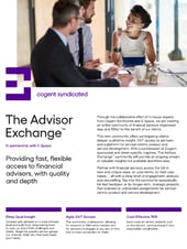 The Advisor Exchange-2024 Fact Sheet